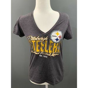 NFL Pittsburgh Steelers Woman’s V-Neck Shirt Medium G